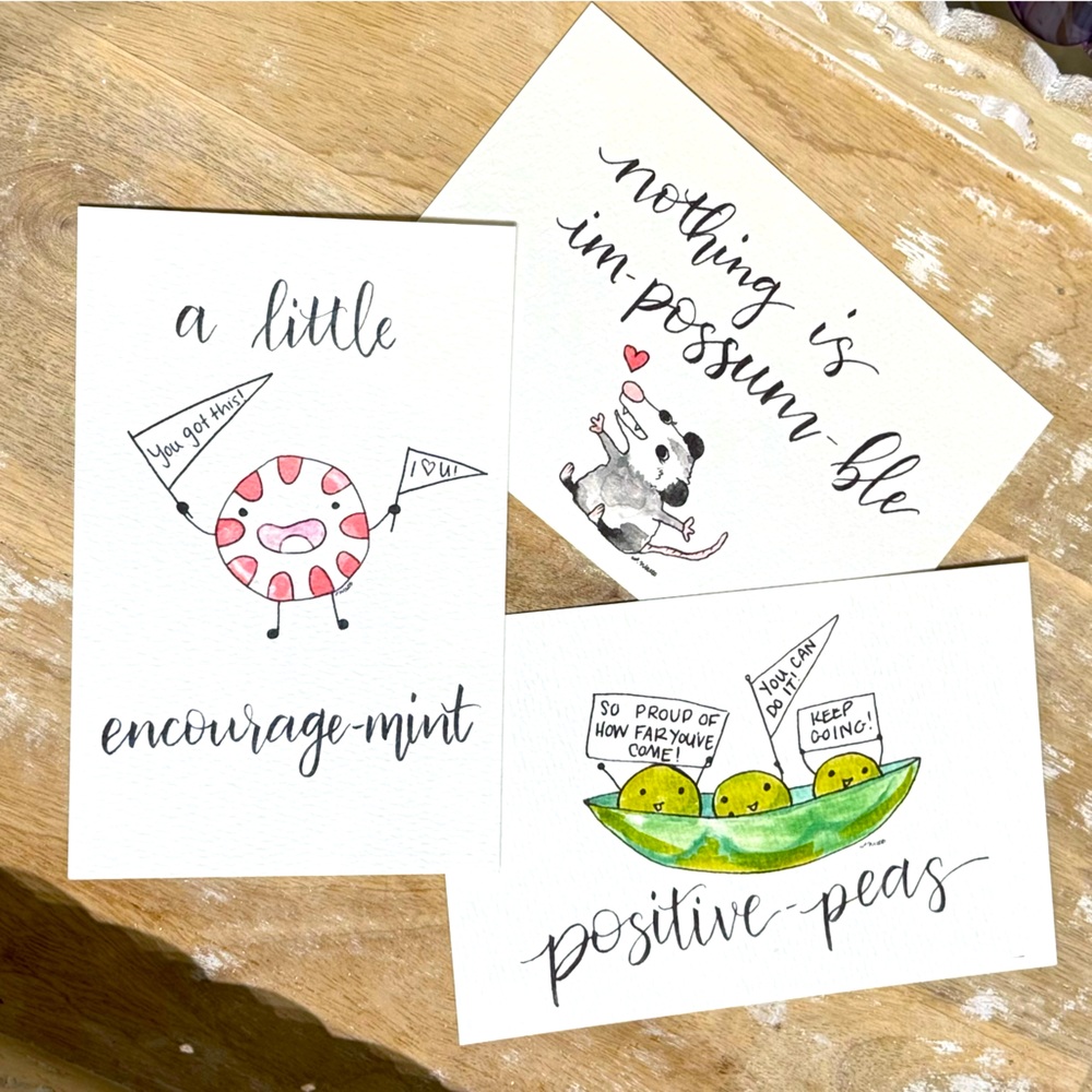 (4"x6") “Encouragement Set” (3 pack)